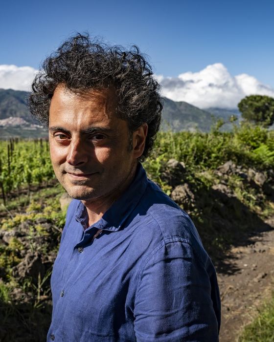 In the Graci vineyards, on the northern slope of Etna